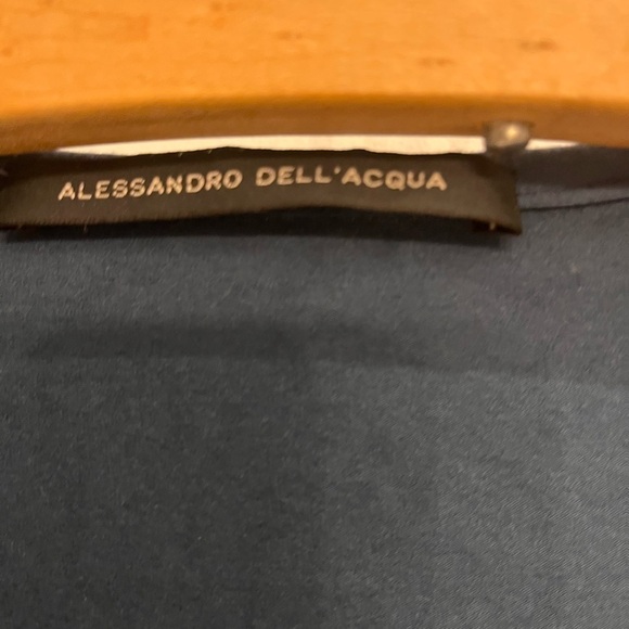 ALESSANDRO DELL'ACQUA bleu dress size 8 bleu short sleeve dress - Picture 5 of 14